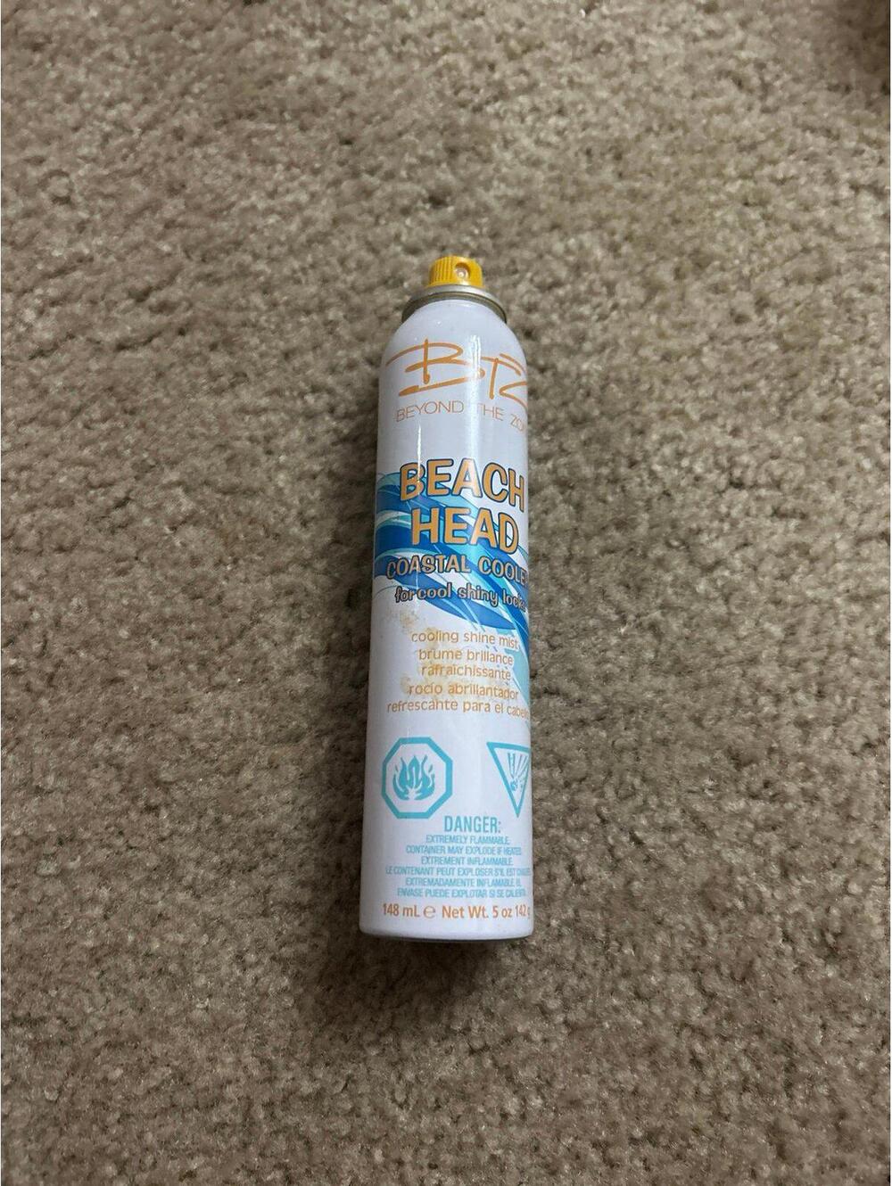 a133 BTZ Beyond the Zone Beach Head Cooler Cooling Shine Mist NEW no cap 5 oz